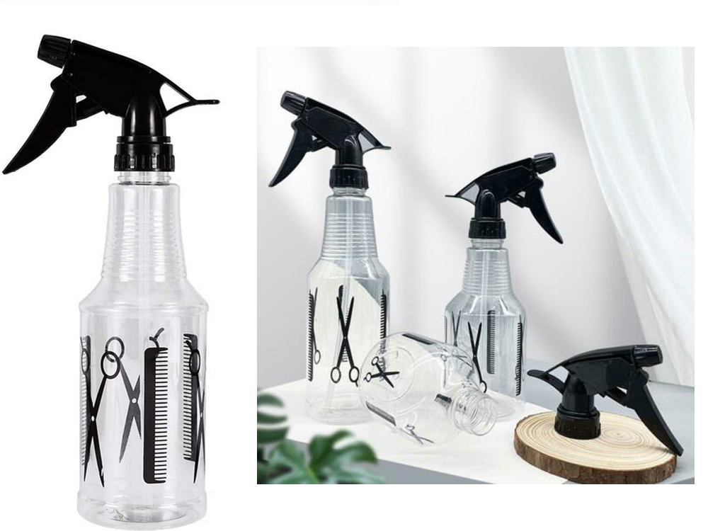 Universal Hairdressing Spray Bottle 250ml, Transparent