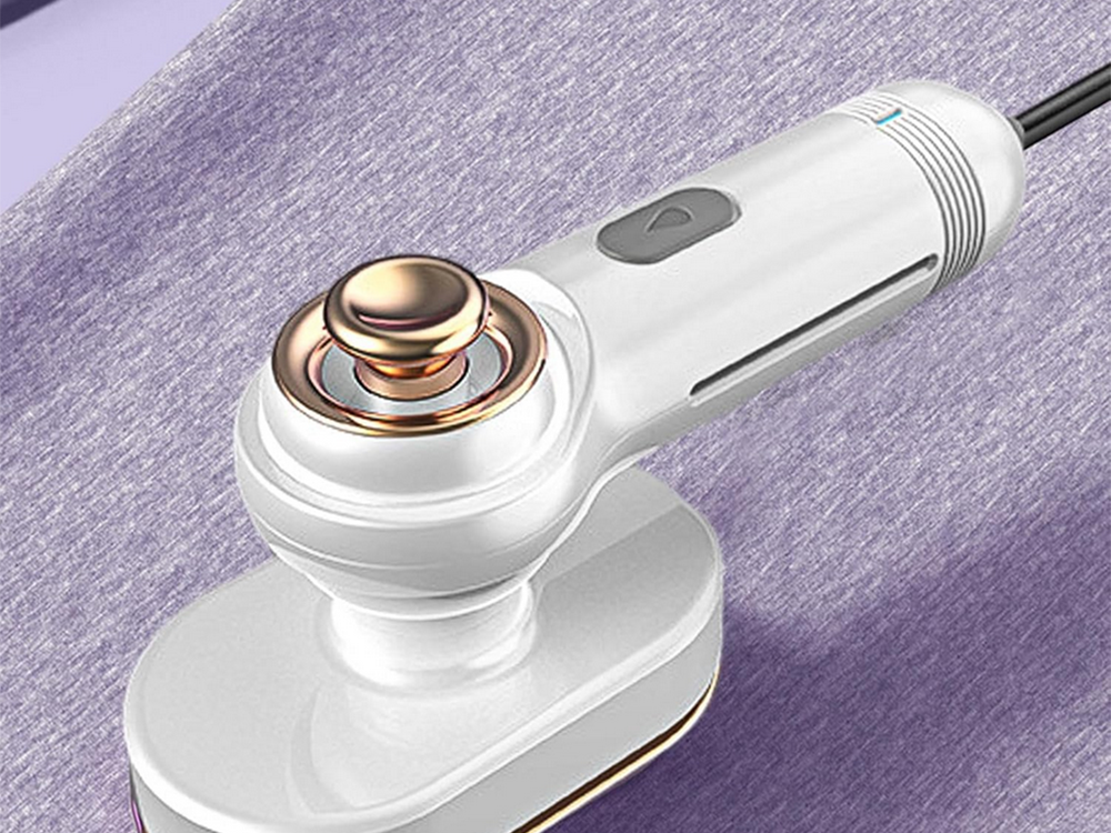 Compact Travel Iron with Sprayer and Swivel Handle, 26W