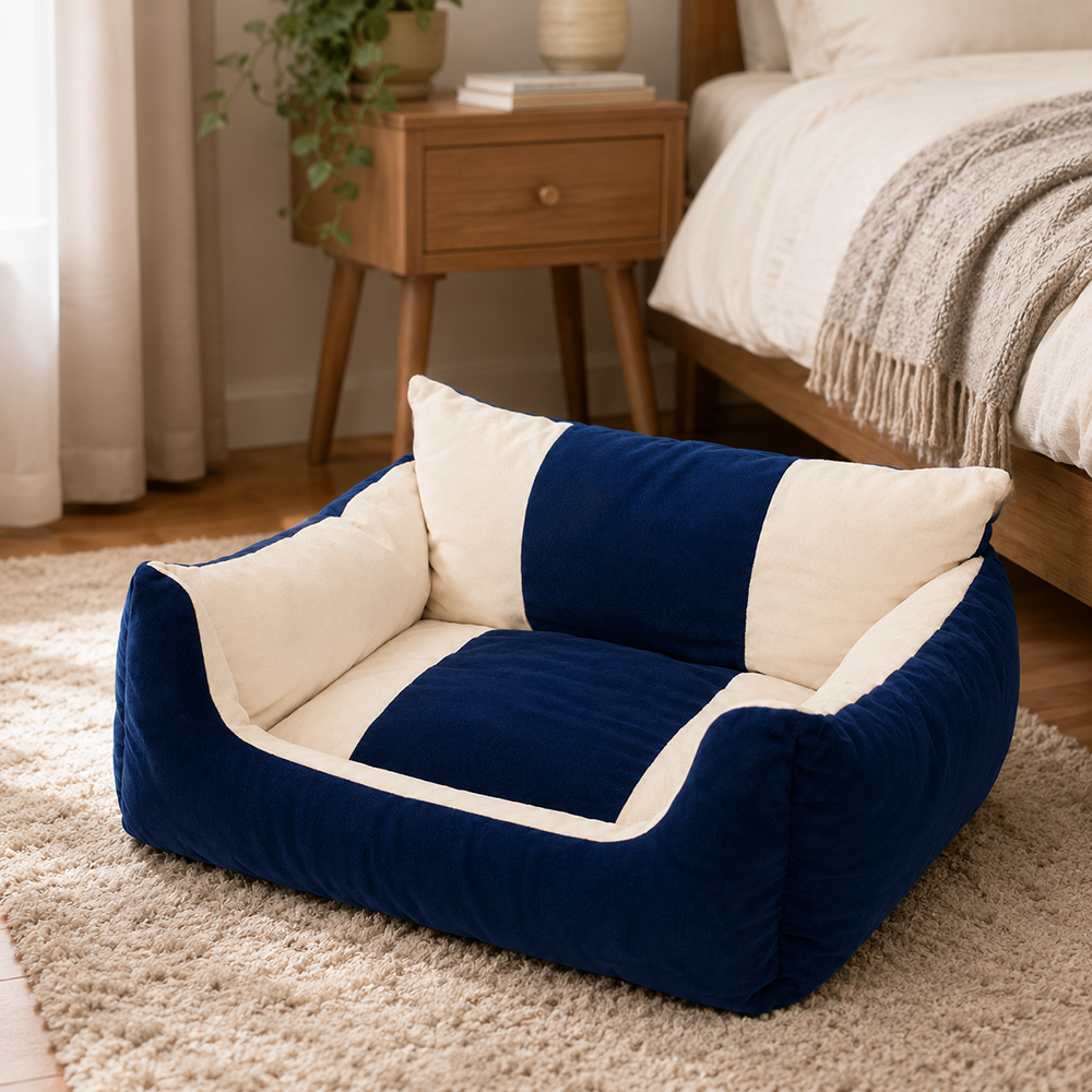 Soft Dog and Cat Bed, 54 x 36 x 15 cm