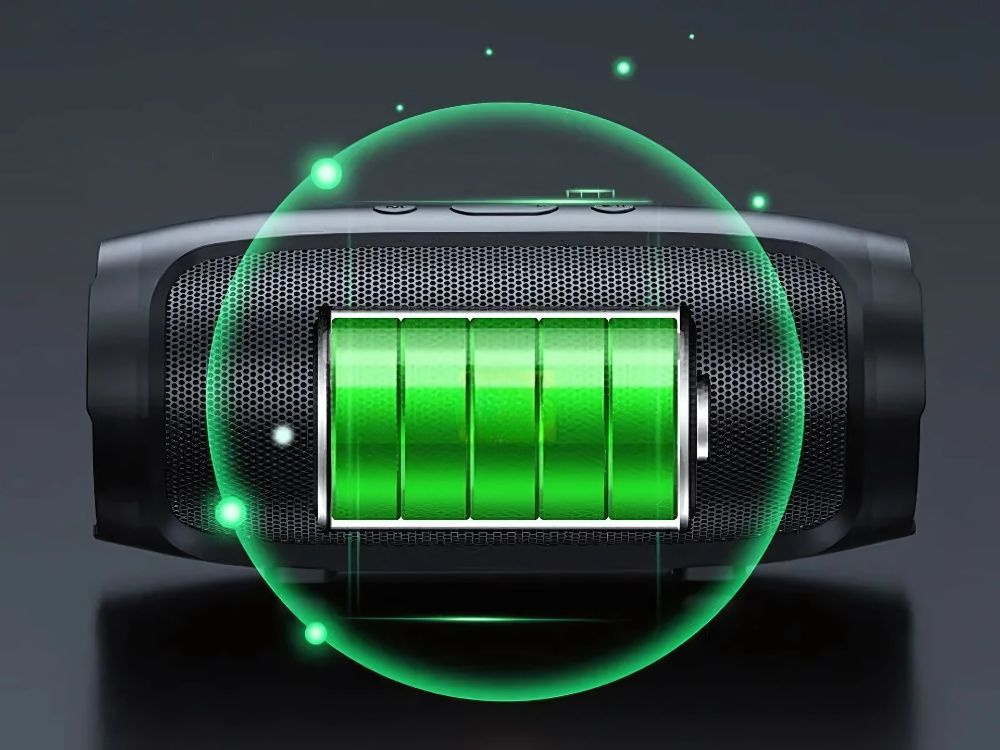 Pārnēsājams Bluetooth skaļrunis Charge Mini 3+ ar FM radio un USB, melns (2)