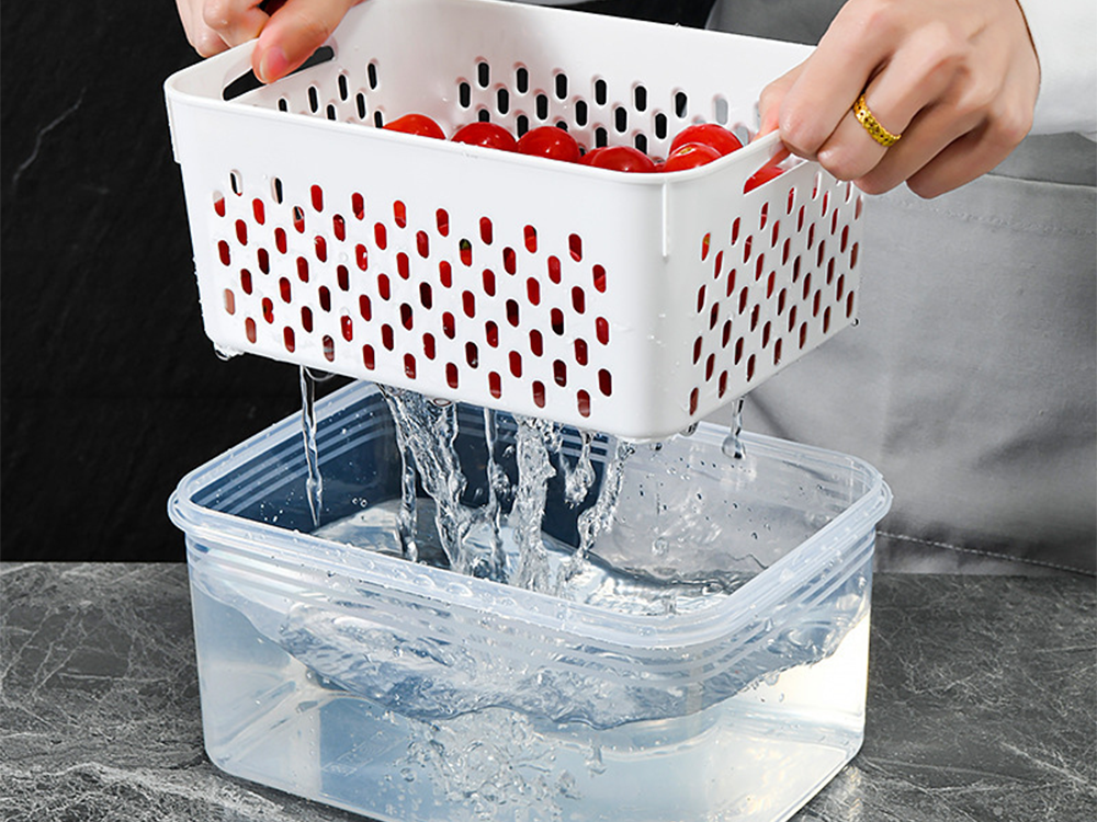 Food Storage Container Set with Baskets and Seal, 4 pcs