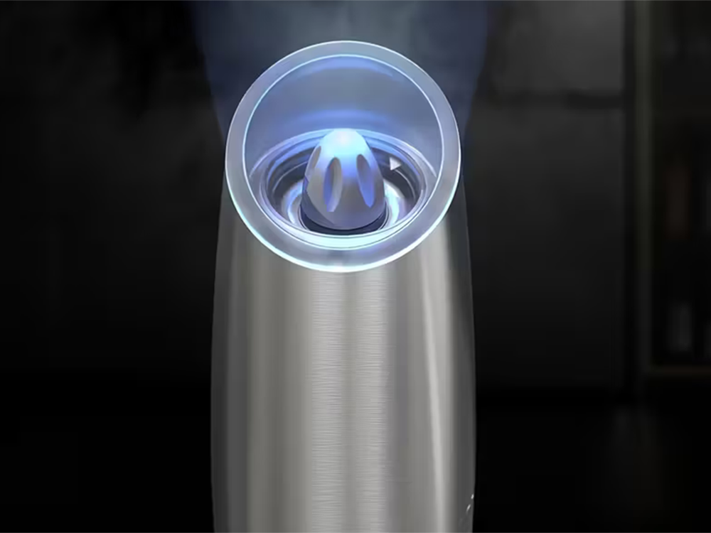 Gravity Electric Salt and Pepper Grinder with LED Light & Adjustable Grind