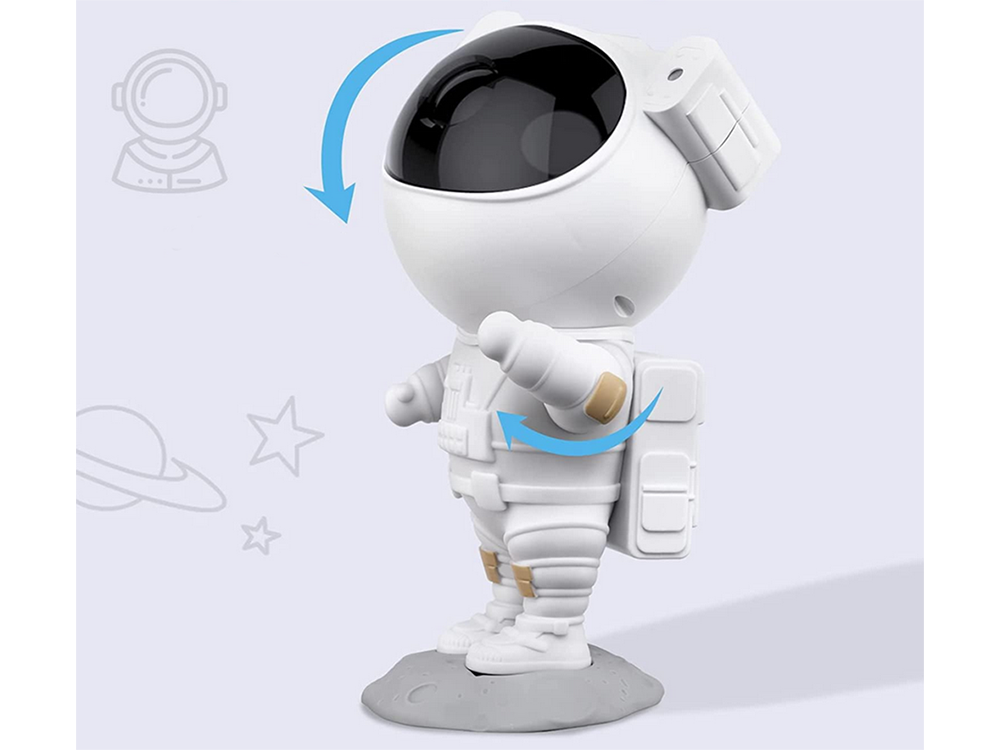 Astronaut Star Projector Galaxy Night Light LED Sky Lamp with Remote
