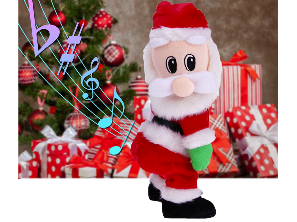 Twerking Santa Claus Funny Dancing and Singing Christmas Decoration