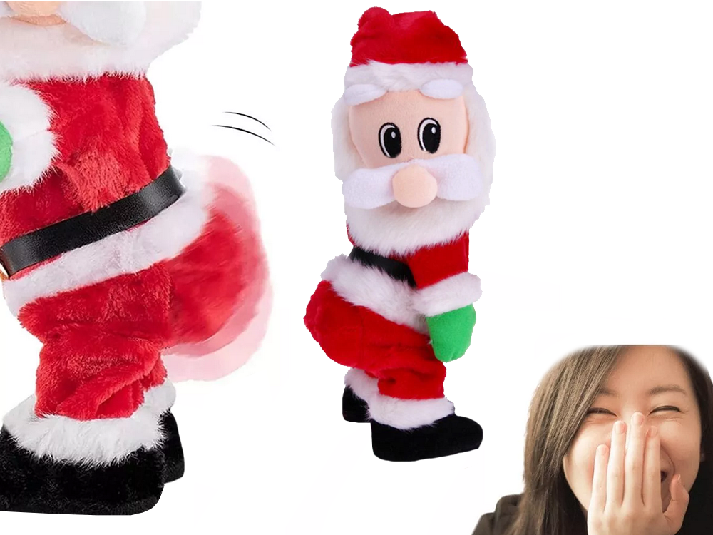 Twerking Santa Claus Funny Dancing and Singing Christmas Decoration