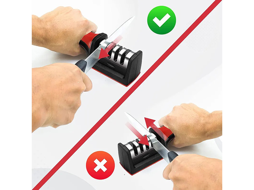 Trīspakāpju virtuves nažu asināmais 3-in-1 (2)