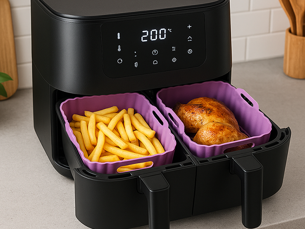 Reusable Silicone Air Fryer Liner and Baking Pot