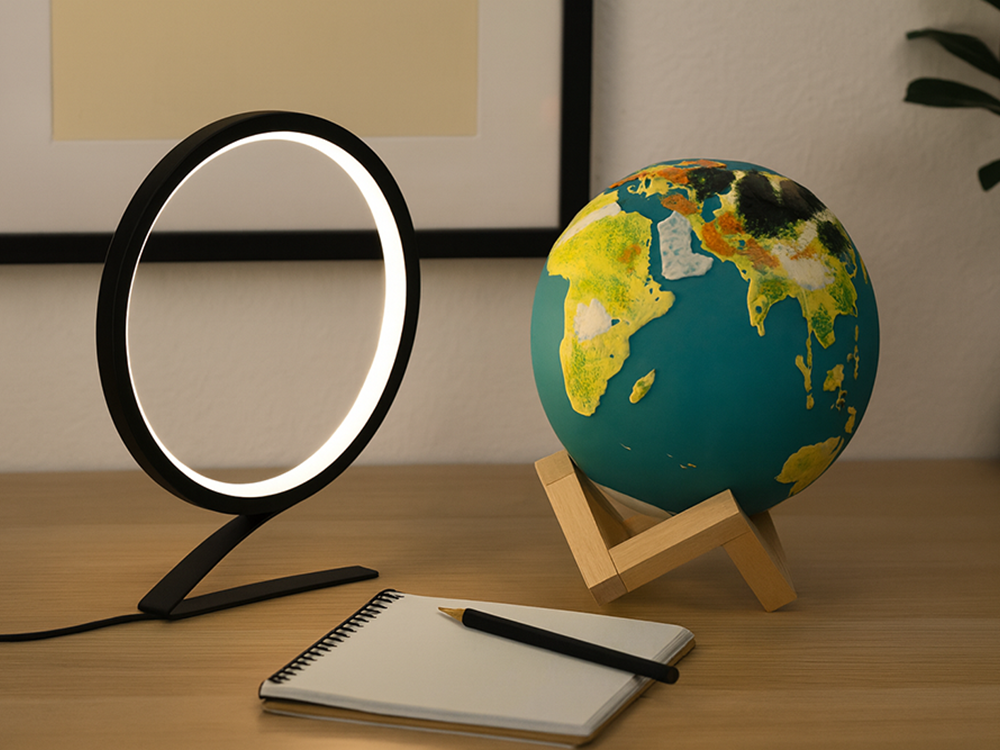 3D Globusa Naktslampa RGB ar Tālvadības Pulti, 20 Režīmi Bērniem