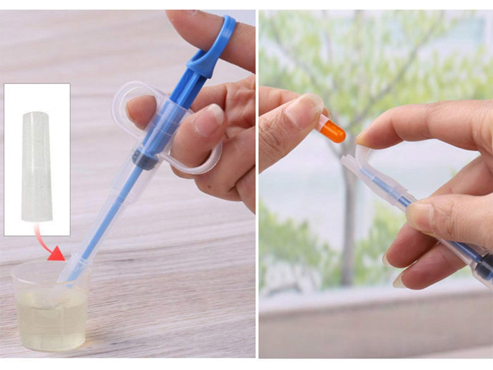 Pet Pill Gun for Cats and Dogs Medicine Dispenser Syringe for Pills and Liquids