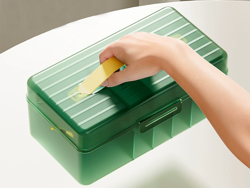 Multipurpose Organizer Box for Cables, Electronics, and Fishing Tackle