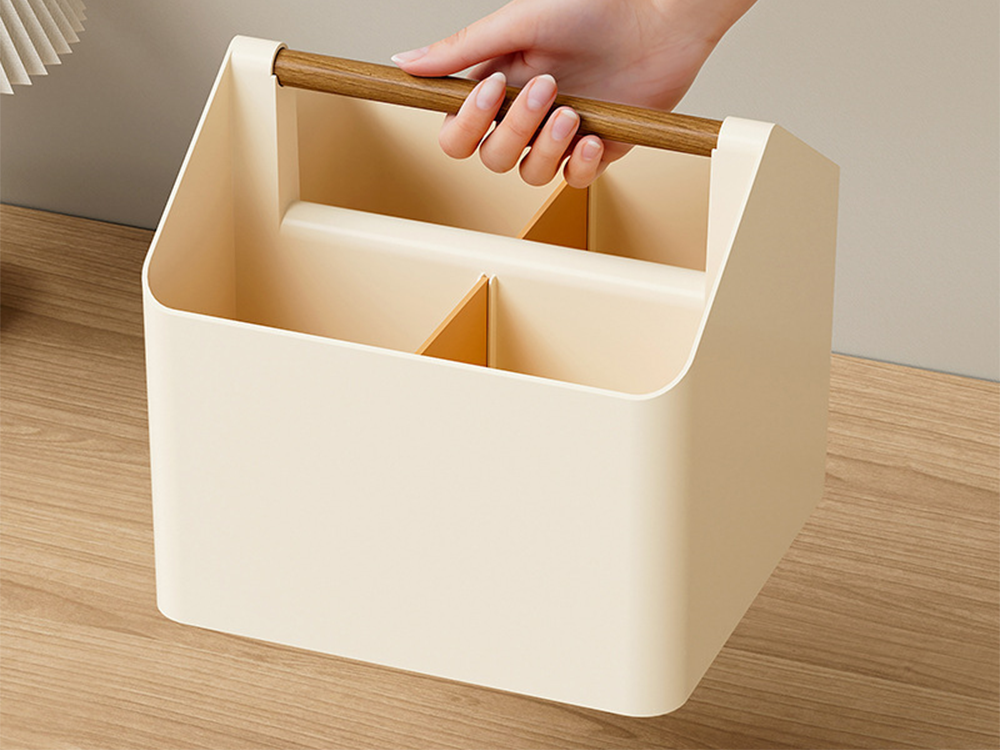Desk Organizer Caddy with Handle for Makeup Bathroom and Office Supplies