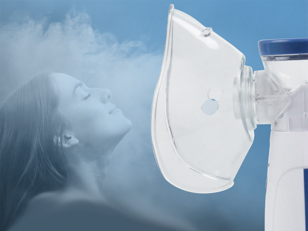 Portable Mesh Nebulizer, Quiet Cordless Inhaler for Travel with Adult and Child Masks