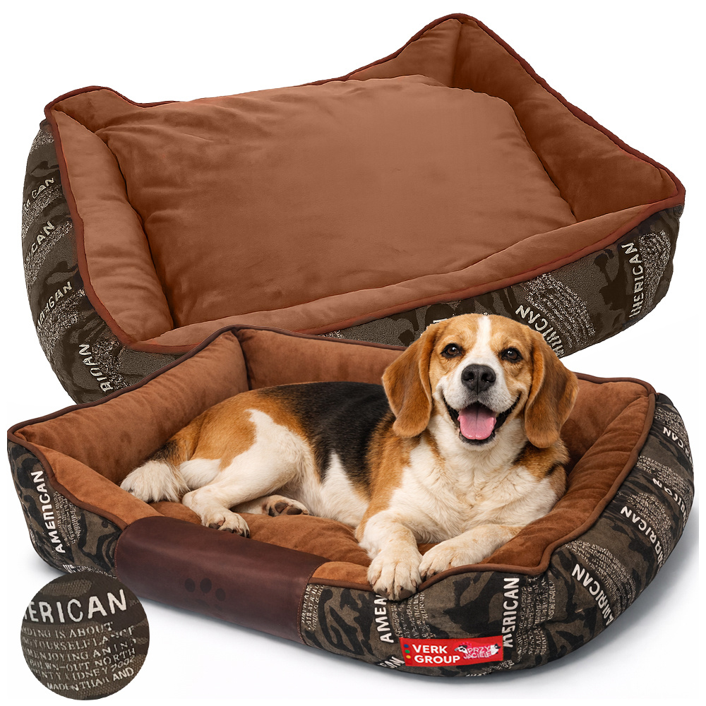 Suņa gulta dīvāns vidējiem suņiem 70x55cm mīksts un pūkains