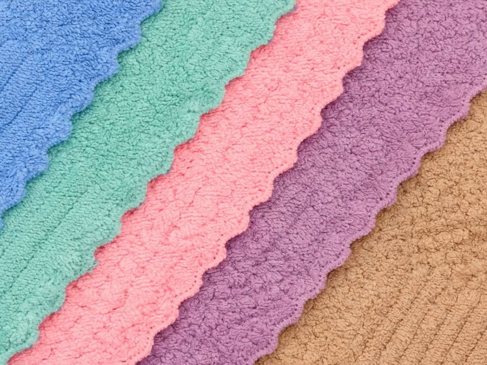 Absorbent Microfiber Cleaning Cloths 5-Pack 30x30 cm, Multicolor (1)