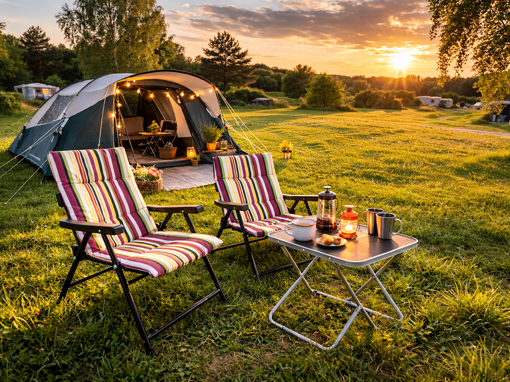 Lightweight Folding Camping Chair for Beach and Garden