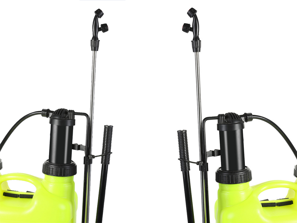 Manual Backpack Garden Pressure Sprayer 12L, yellow