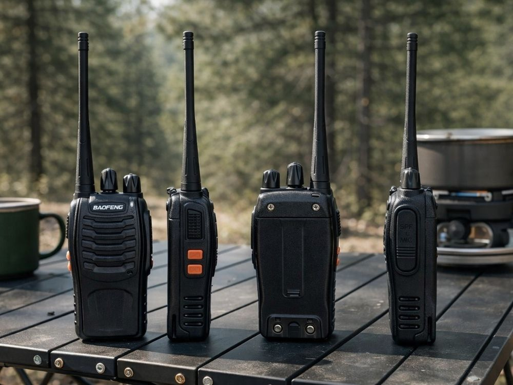 Комплект раций Baofeng BF-888S радиус 8 км 1500 мАч, черный