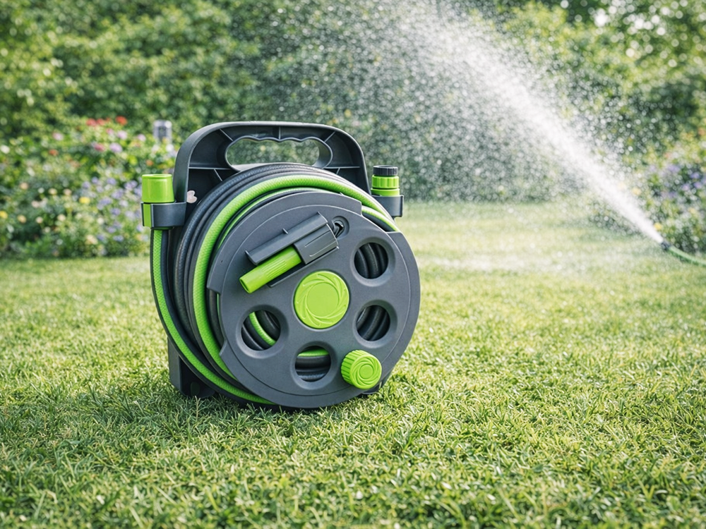 Wall Mounted Garden Hose Reel 15m 1/2 Inch Multi-Layer DIVO