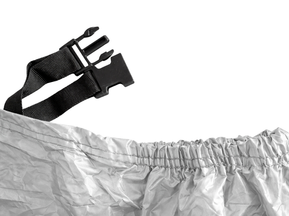 Waterproof Motorcycle and Bicycle Cover XL 215x130 UV Protection, Silver