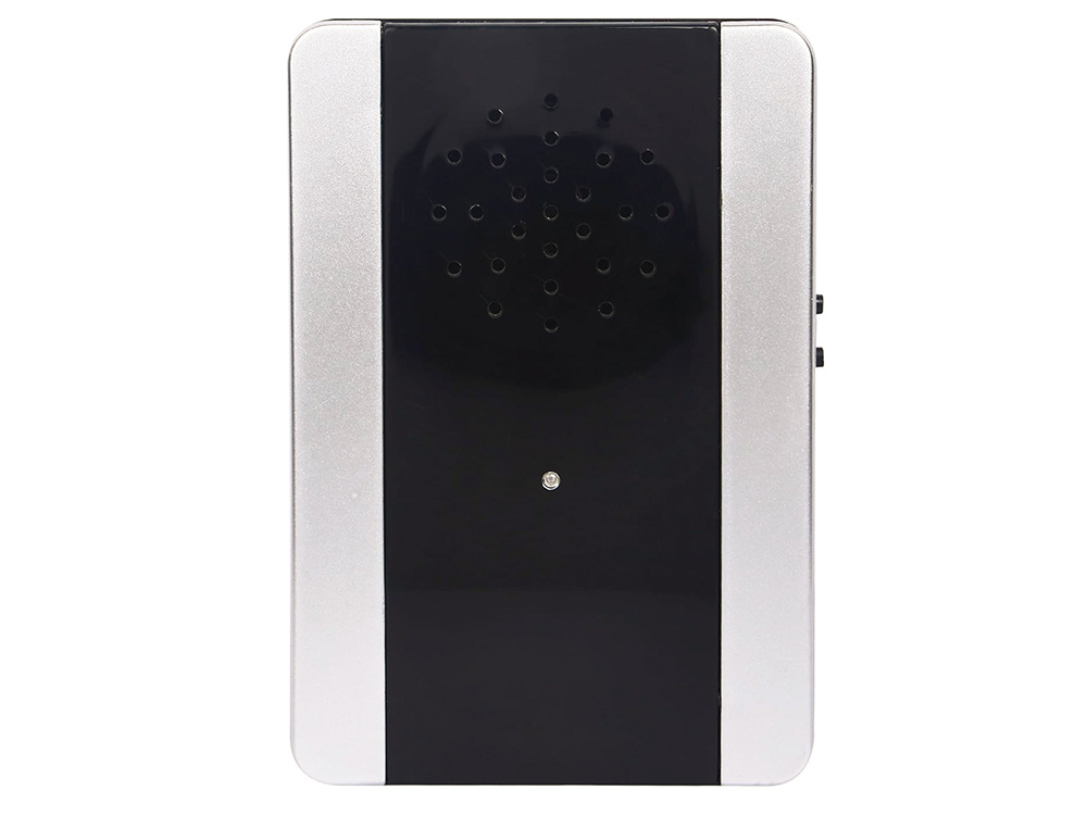 Wireless Doorbell, 150m Range, 2 Waterproof Buttons, LED, Black