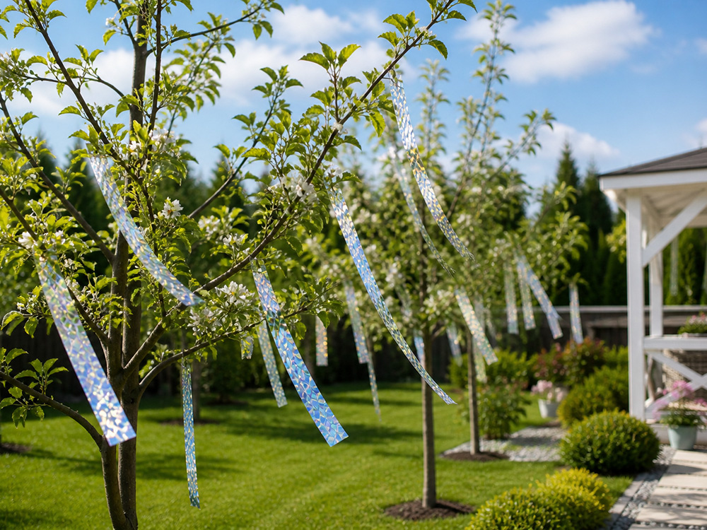 Reflective Bird Repellent Tape 5cm x 110m, Silver