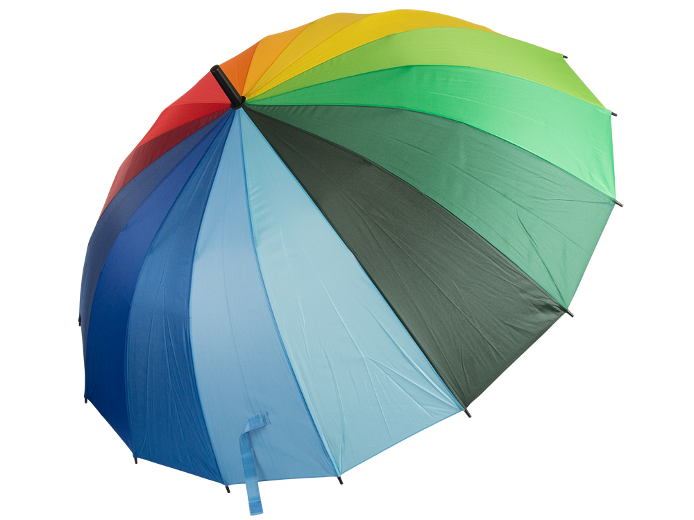 Large Automatic Rainbow Umbrella, 115 cm
