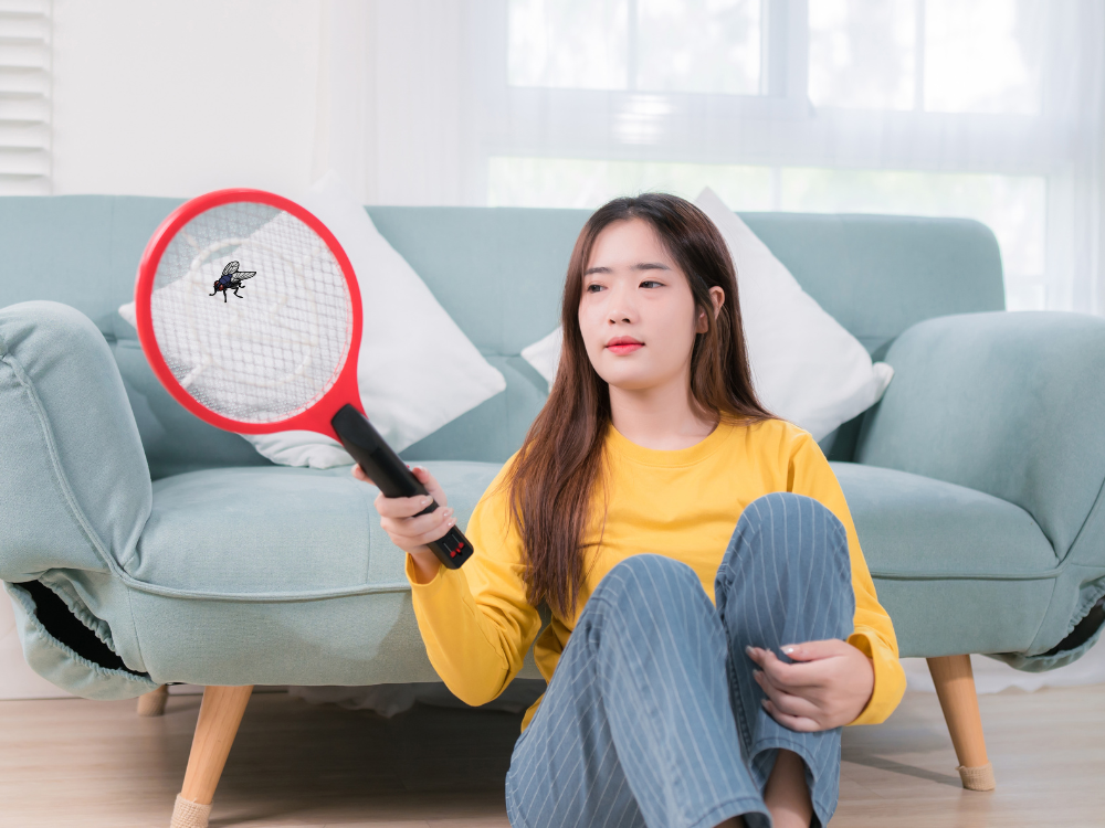 Battery-powered Electric Fly Swatter Mosquito Killer Fly Bug Insect Trap, Different colors