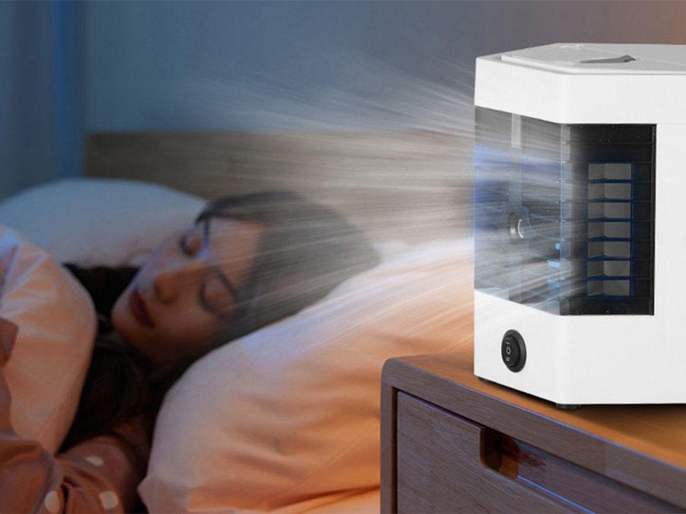 Portable Mini Air Conditioner Humidifier 2in1