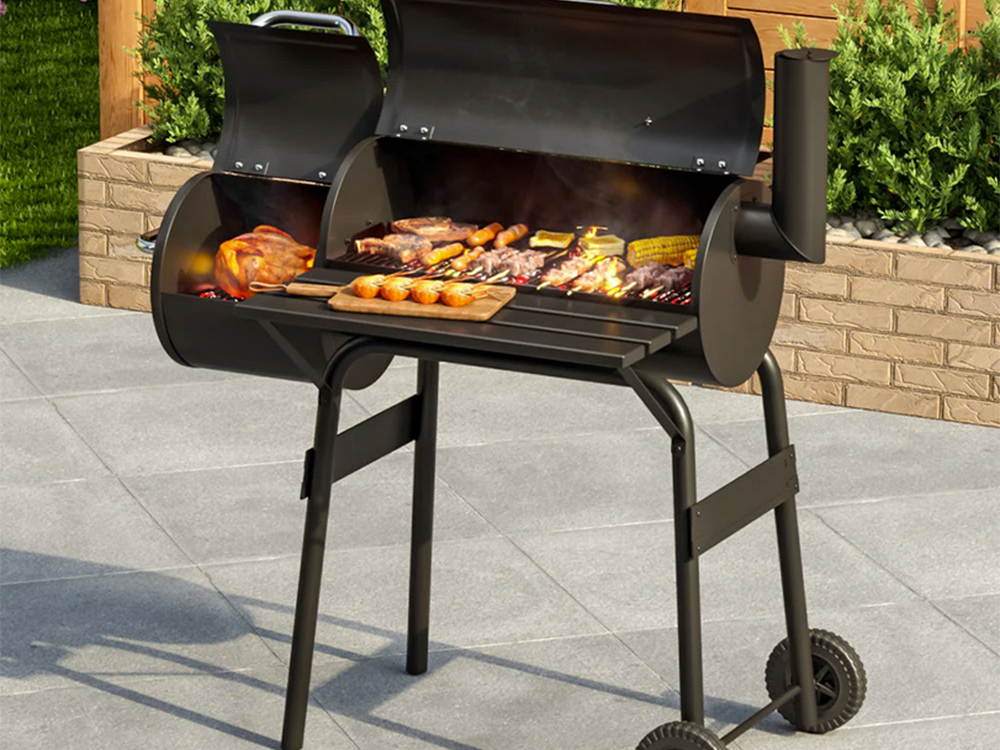 Garden BBQ Barbeque Charcoal Grill Smokehouse