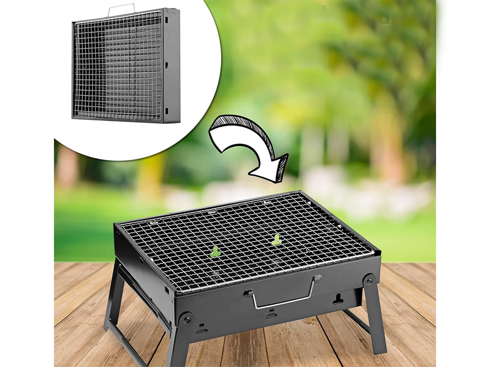 Portable Folding Charcoal Mini Grill