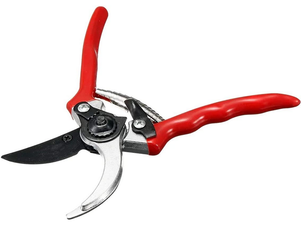 Hand Pruner Shrub Pruning Shears Garden Tool, Red