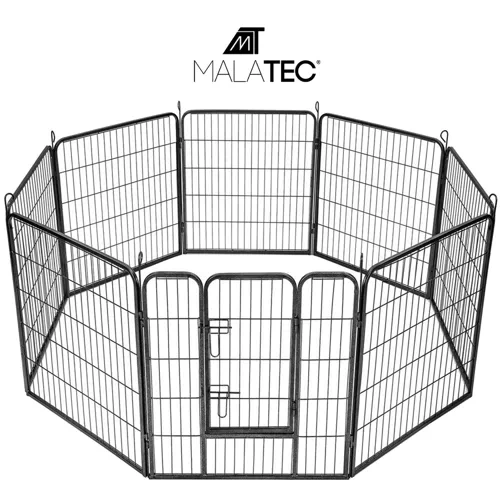 Вольер-манеж для животных 8 секций 80x80см Malatec 23769