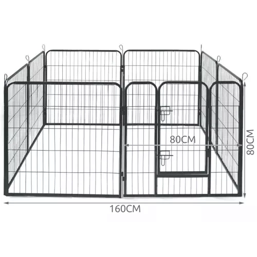 Вольер-манеж для животных 8 секций 80x80см Malatec 23769