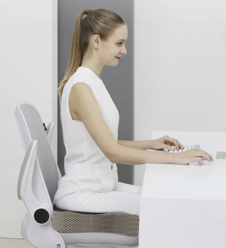 Ortopēdiskais Spilvens Paliktnis Krēslam Mugurkaula Atslābināšanai un Atbalstam Malatec 21915 | Orthopedic Seat...