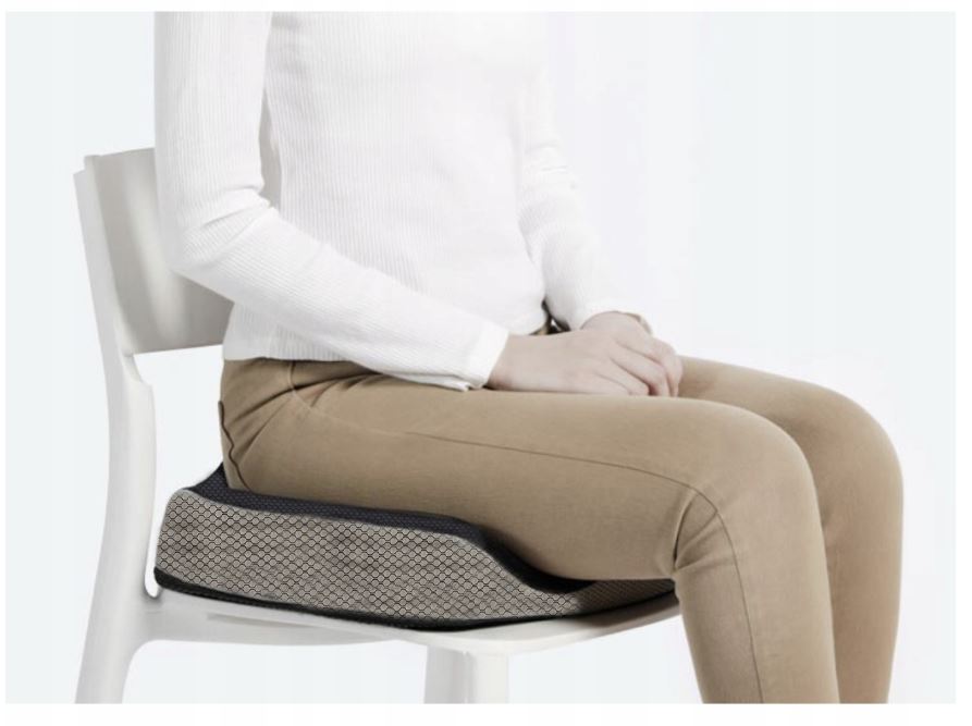 Ortopēdiskais Spilvens Paliktnis Krēslam Mugurkaula Atslābināšanai un Atbalstam Malatec 21915 | Orthopedic Seat...