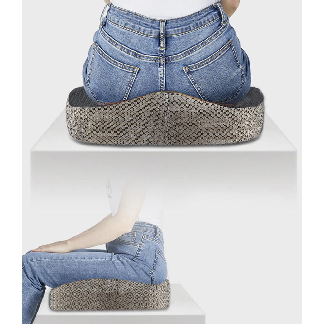 Ortopēdiskais Spilvens Paliktnis Krēslam Mugurkaula Atslābināšanai un Atbalstam Malatec 21915 | Orthopedic Seat...