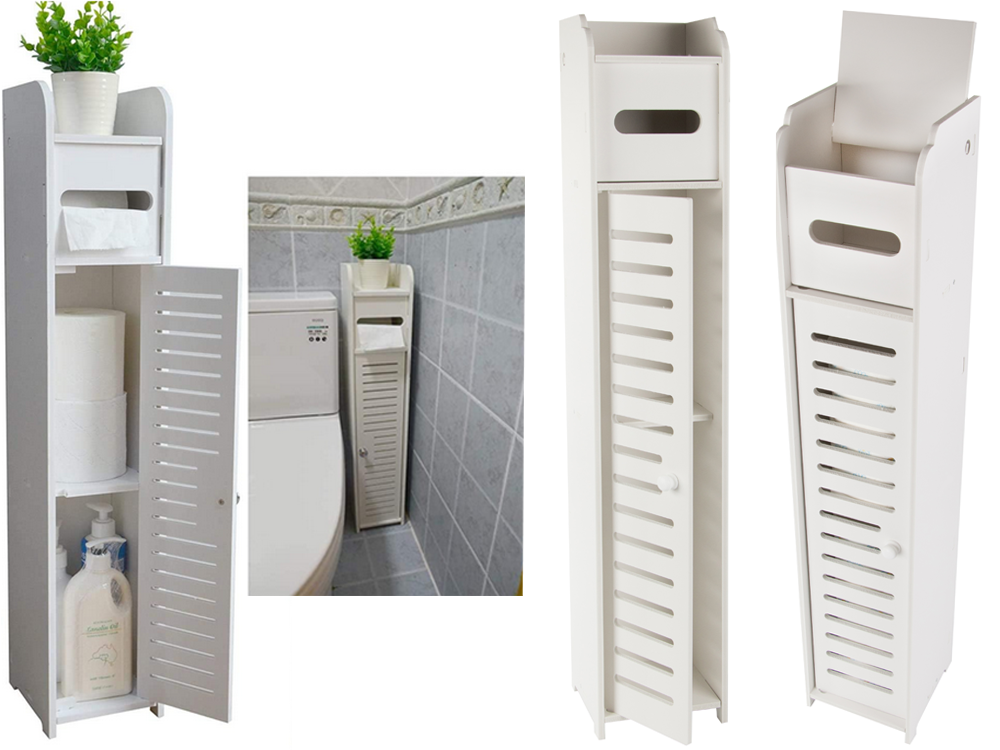 Bathroom Cabinet Organiser Toilet Paper Shelf