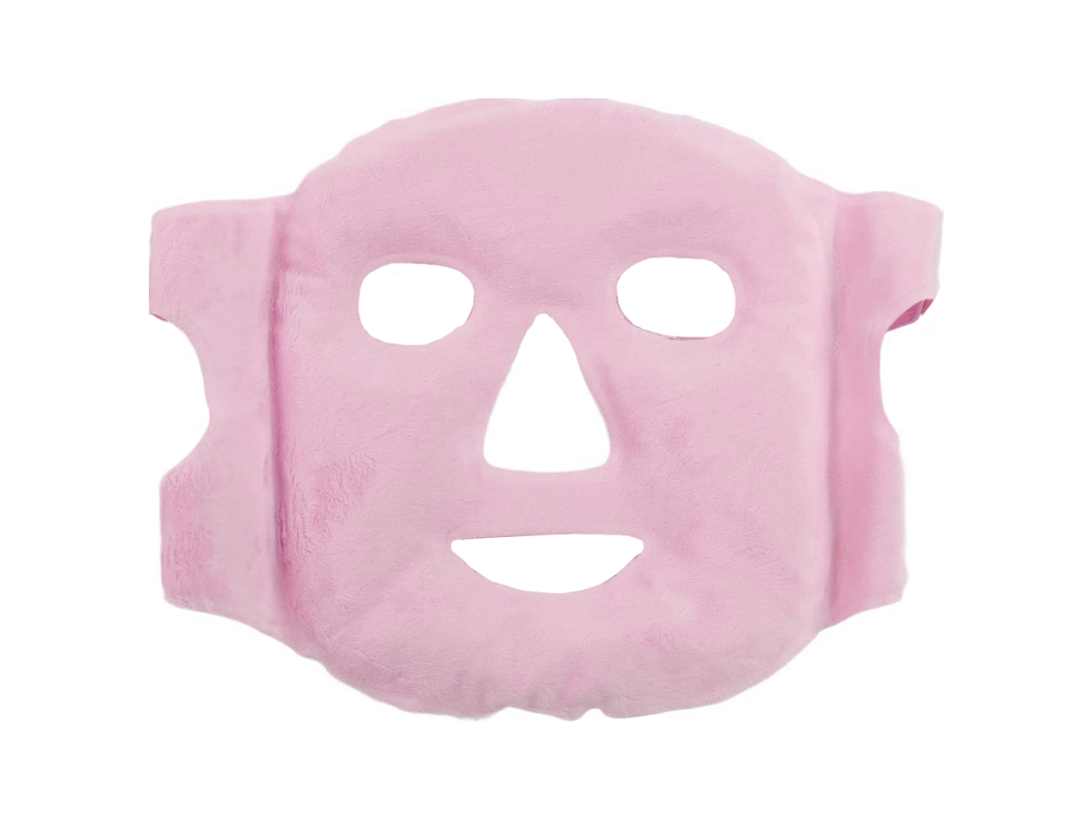 Cooling Gel Face Mask Relaxing Face Compress, Pink