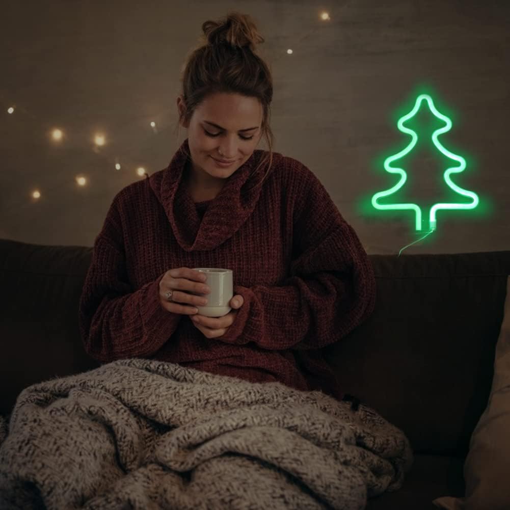 Forever Neon Decorative LED Lamp Lighting with USB, CHRISTMAS TREE