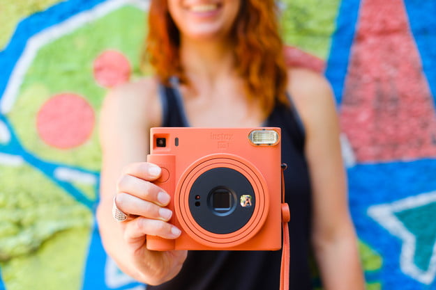 Momentfoto kamera Fujifilm instax SQUARE SQ , oranža | Instant Film Camera