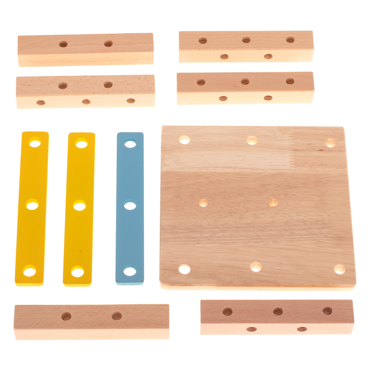 Mājas Darbnīca Koka Konstruktors Bērnu Krēsls ar Zobratiem un Detaļām, 49el. | Home Workshop Wooden Constructor