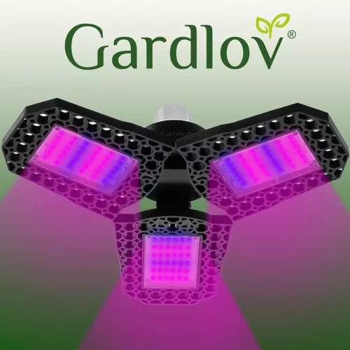 Gardlov 108 LED augu lampa ar regulējamiem paneļiem 20440