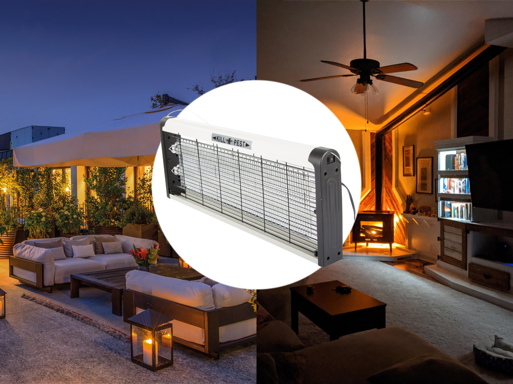 Physical Mosquito Killer Electric UV Insecticide Lamp Fly Bug Insect Trap Repellent, 40W