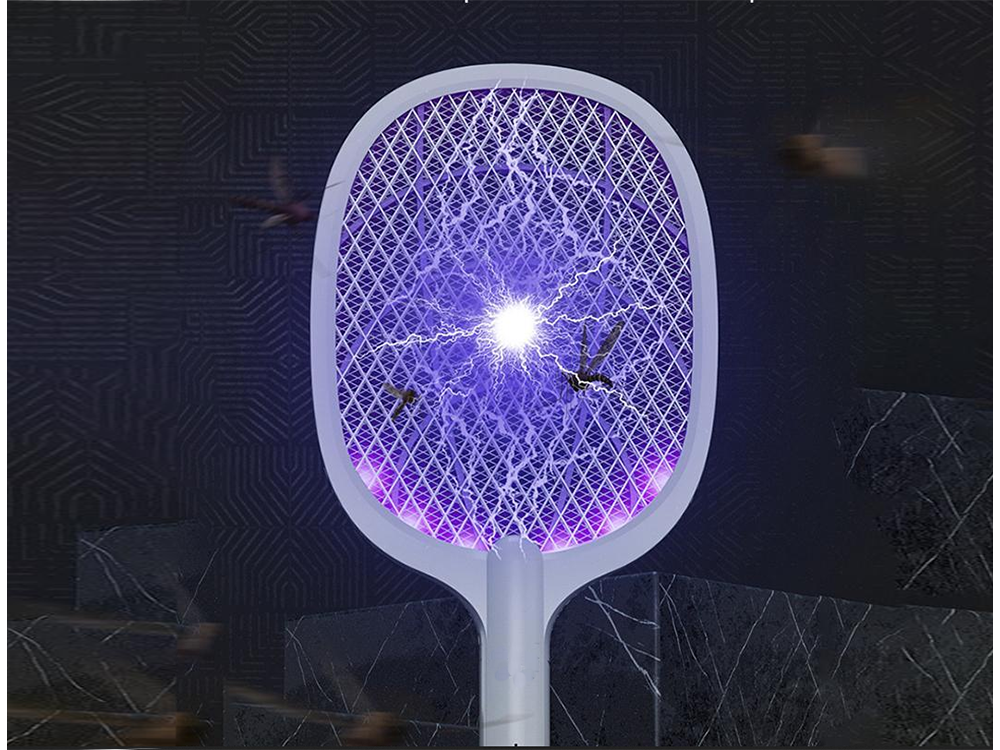 Electric Fly Swatter Mosquito Killer UV Lamp Fly Bug Insect Trap