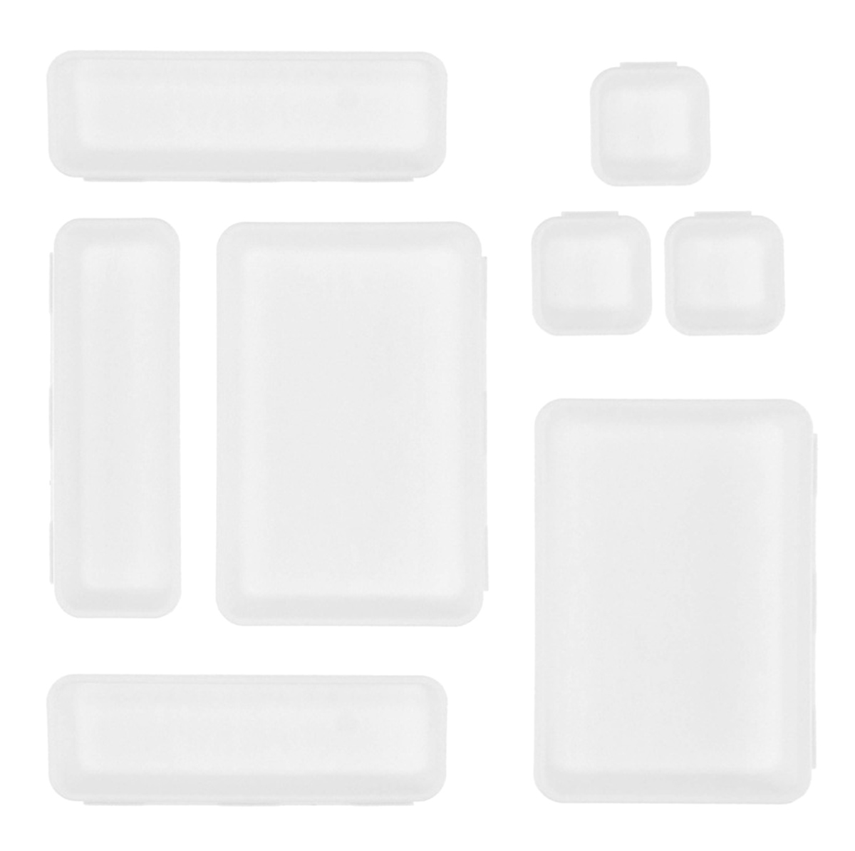 Modular Drawer Organizer AG641C, 8 Pcs, White