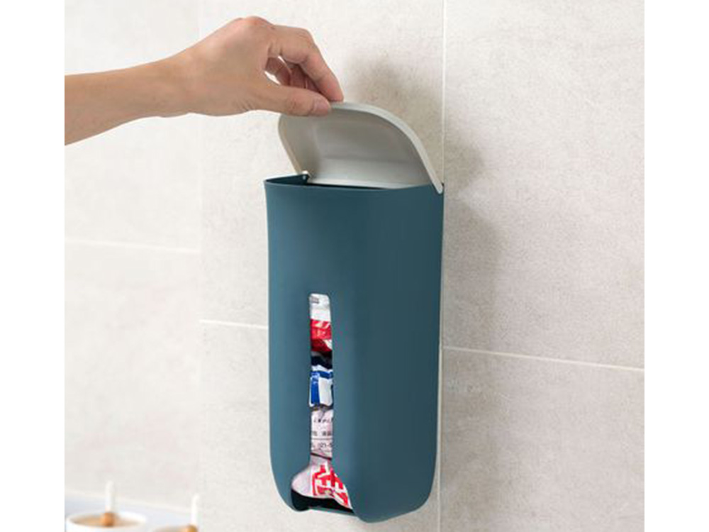 Sienas organizators, grozs plastmasas un auduma maisiņiem, maisu turētājs, Dažādas krāsas | Plastic Bag Holder... (4)