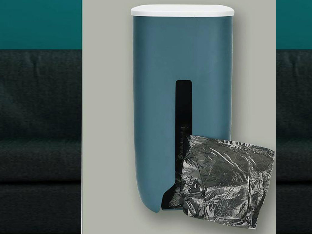 Sienas organizators, grozs plastmasas un auduma maisiņiem, maisu turētājs, Dažādas krāsas | Plastic Bag Holder... (6)