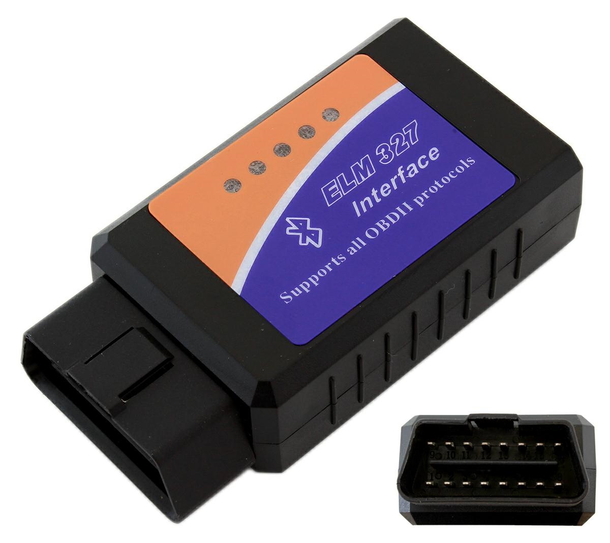 Bluetooth automašīnas diagnostikas adapteris ELM327 OBDII OBD2 v2.1 | Car Diagnostics Tool Scanner Code Reader