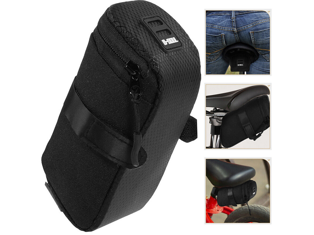 Under-Saddle Waterproof Bicycle Bag Pouch