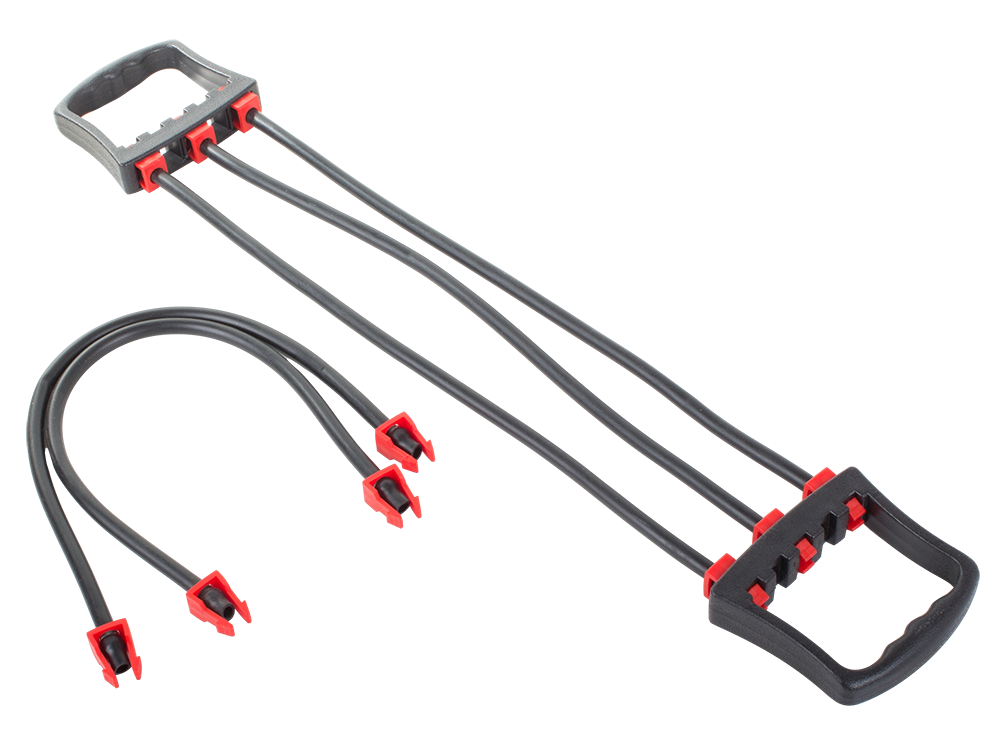 Regulējams gumijas espanders ar rokturiem / Plecu, roku trenažieris | Adjustable Chest Expander
